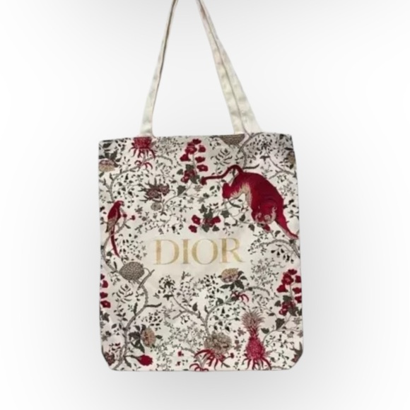 CHRISTIAN DIOR 2023 Tiger Pattern Japan Exclusive Tote Book bag, NEW - Picture 2 of 7